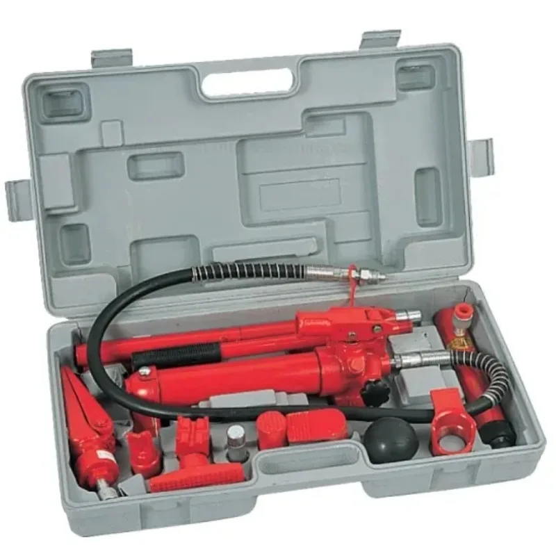 

10 Ton Portable Power Hydraulic Body Frame Repair Kit Tools Jack With CE