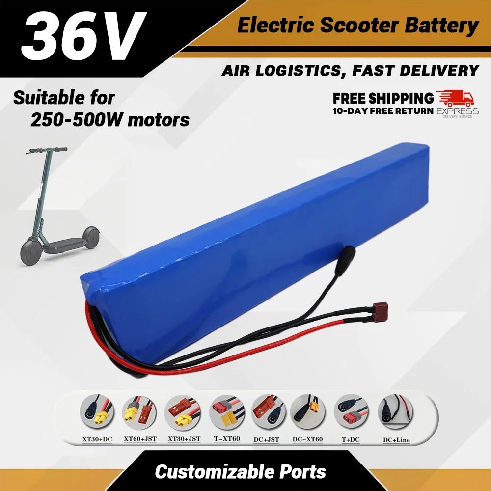 

36V 20000mAh 10S4P Brand-new Rechargeable Li-ion Battery for Electric Scooter 250W 500W electric motor with 54.6V 2A Charger
