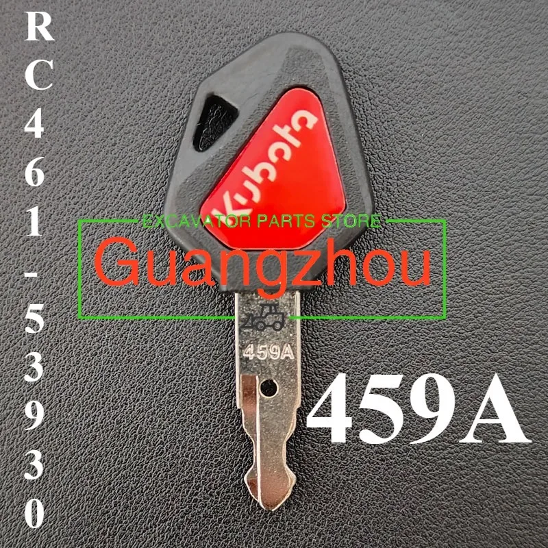 

50pcs 459A Start Key for Kubota U15/30/135/155/161/163 Mini Excavator Engine Accessories Ignition Key RC461-53930