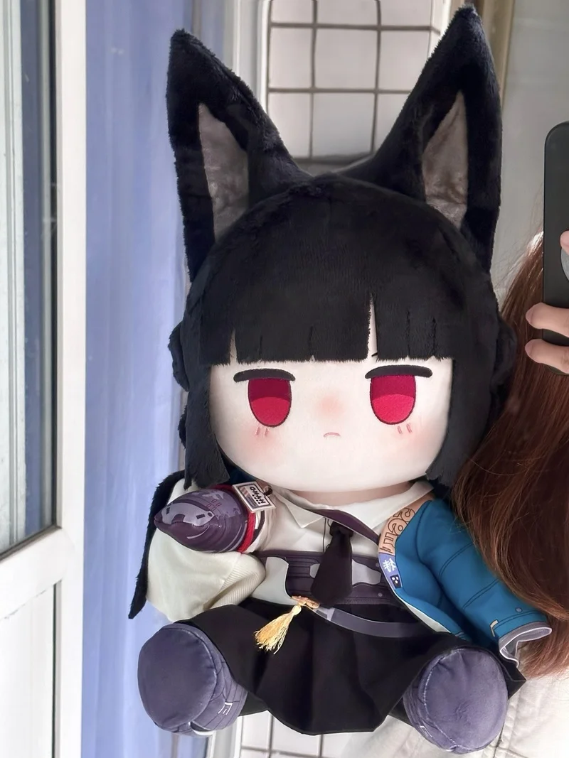 40 سنتيمتر Zenless منطقة صفر لعبة أنيمي أفخم دمية Hoshimi Miyabi عروسة كارتون لينة محشوة Kawaii غرفة ديكور لطيف هدية عيد ميلاد #4