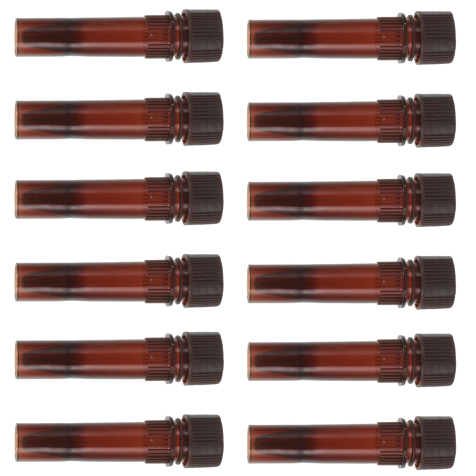 

20pcs Cryovial 1 5ML Brown Test Tubes Lightproof Freezing Storage Sample Vials for Scientific Experiments Laboratory Use