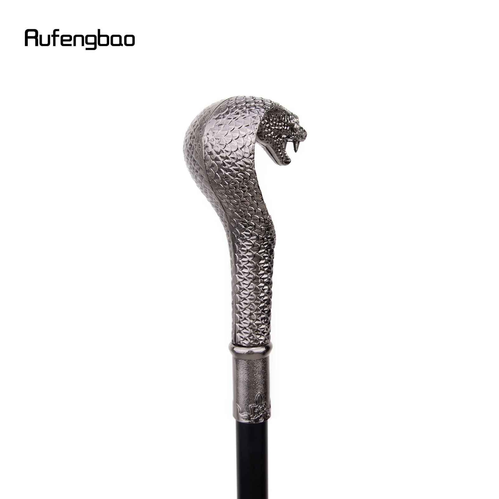 الفضة الفاخرة الأفعى واحدة مشتركة موضة عصا للمشي ديكور مصاص دماء تأثيري حفلة عصا للمشي هالوين Crosier 93 سنتيمتر