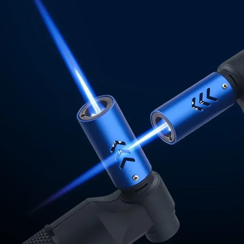 HONEST Gas Lighter Spray Butane Cigar Lighter Windproof Kitchen Tube Barbecue Metal Welding Outdoor Small Tool Men's Torch