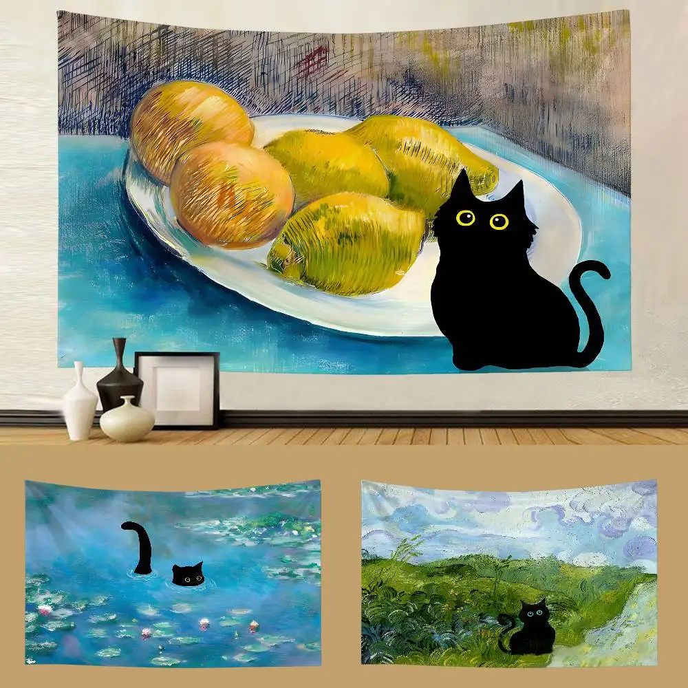 Claude Monet Van Gogh Tapestry Customizable Tapestries Of Various Styles,wall Hangings, Celebrity Photo Printing,wall Hangings