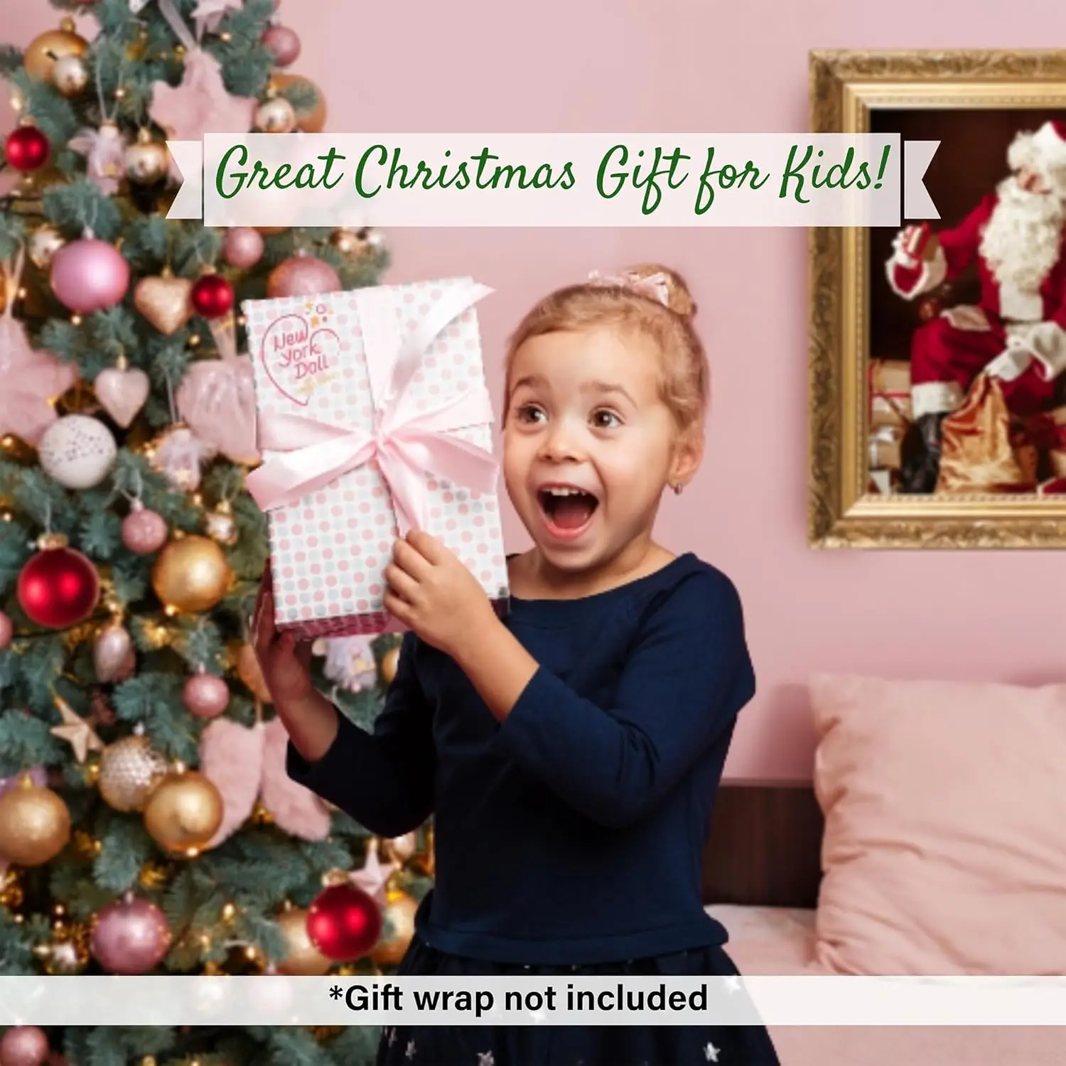 Conjunto de móveis para bonecas de 18 polegadas com berço, cadeira alta e assento alto para meninas de 3 a 10 anos