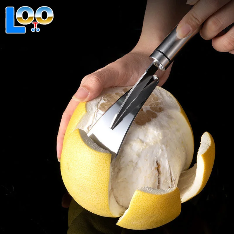 Овощечистка для апельсинов, ручная овощечистка для лимона, практичная открывалка для фруктов, грейпфрутов, резак, кухонные гаджеты, кухонные аксессуары
