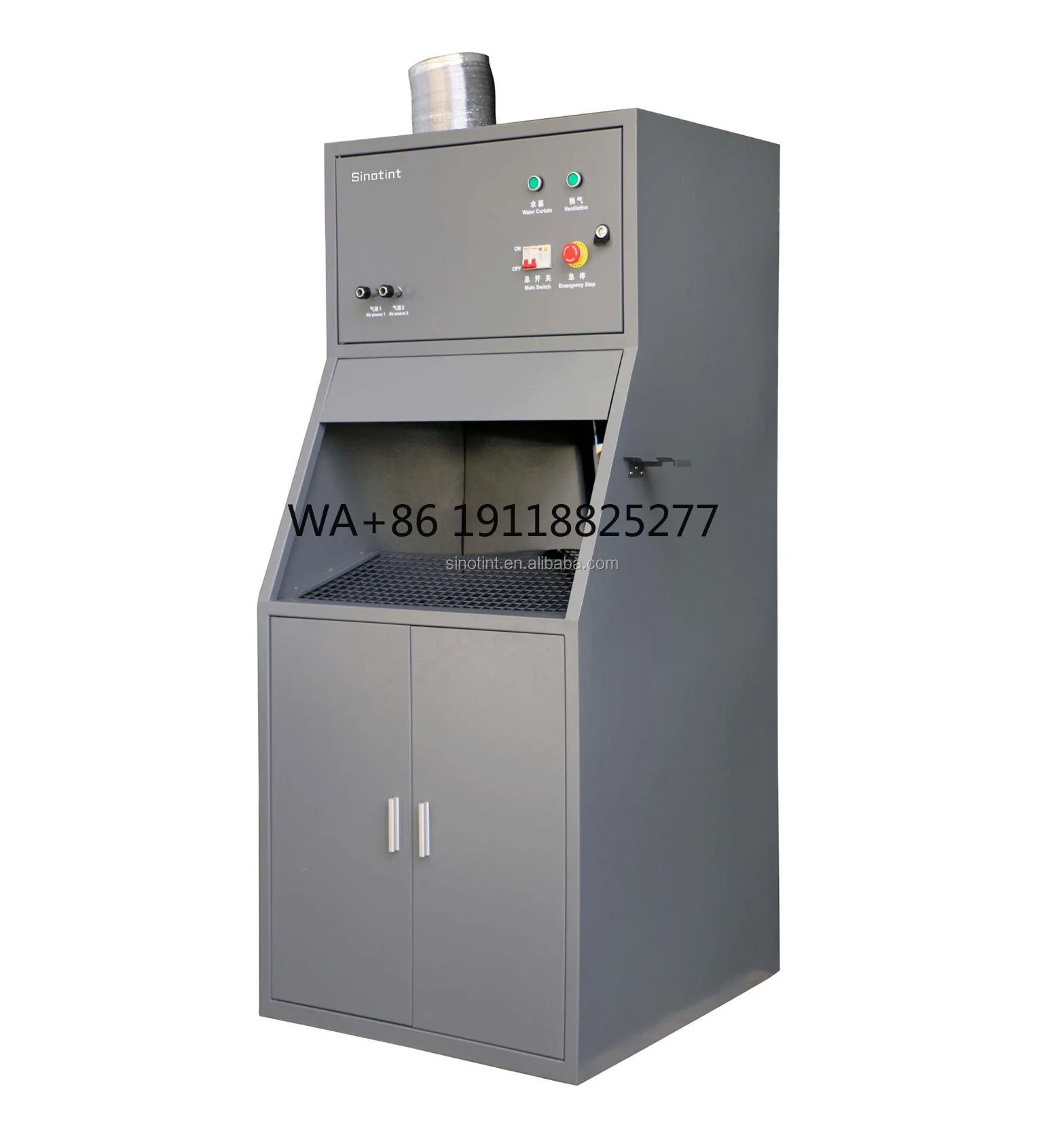 

2022 New Type Car Paint Color Panel Spraying Machine Water Curtain Cabinet for Color Sheet Check