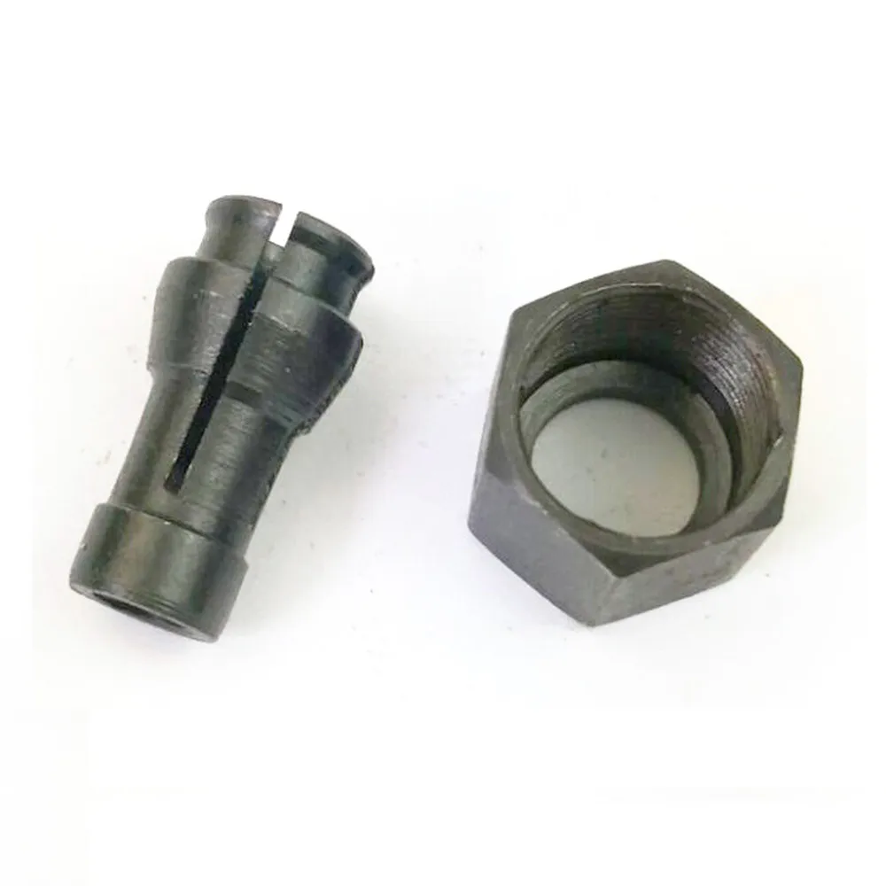 High Quality Practical Useful Chuck Gray Nut Parts Power Replacement Silver 25.3* 10.8mm 6mm Accessories Chuck