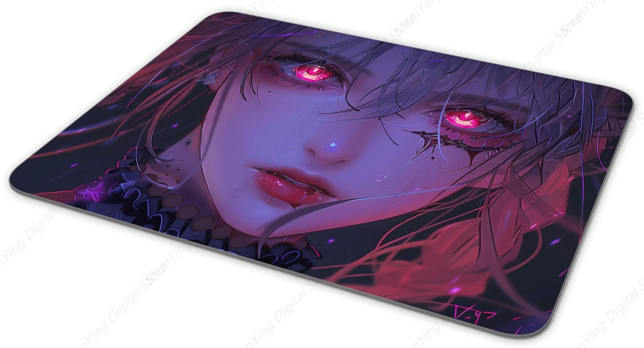 Tapis de souris de jeu carré Anime Girl, tapis de souris en caoutchouc antidérapant, ordinateur portable, ordinateur de bureau, cadeau cool, 25x30cm