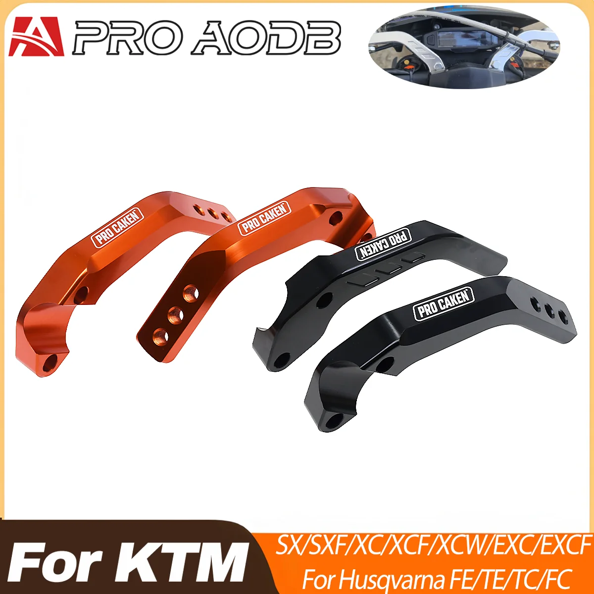 

Enduro Offroad CNC 28MM Handguard Mount Bracket For KTM Husqvarna Honda Yamaha Kawasaki Suzuki Motorcycle Handlebar Guard Clamp