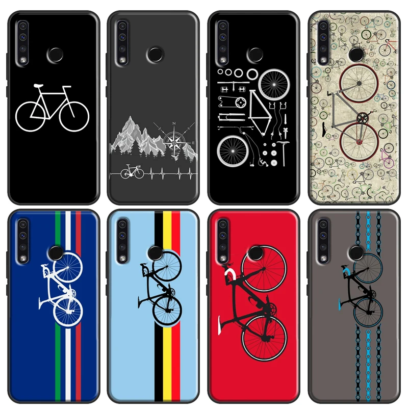 Mountain Bikes Cycling Soft For Huawei Honor 20 8 9 10 10X Lite 10i 7C 4C 6C 7A Pro 8A 9A 8S 9S 7X 9X 8X Case