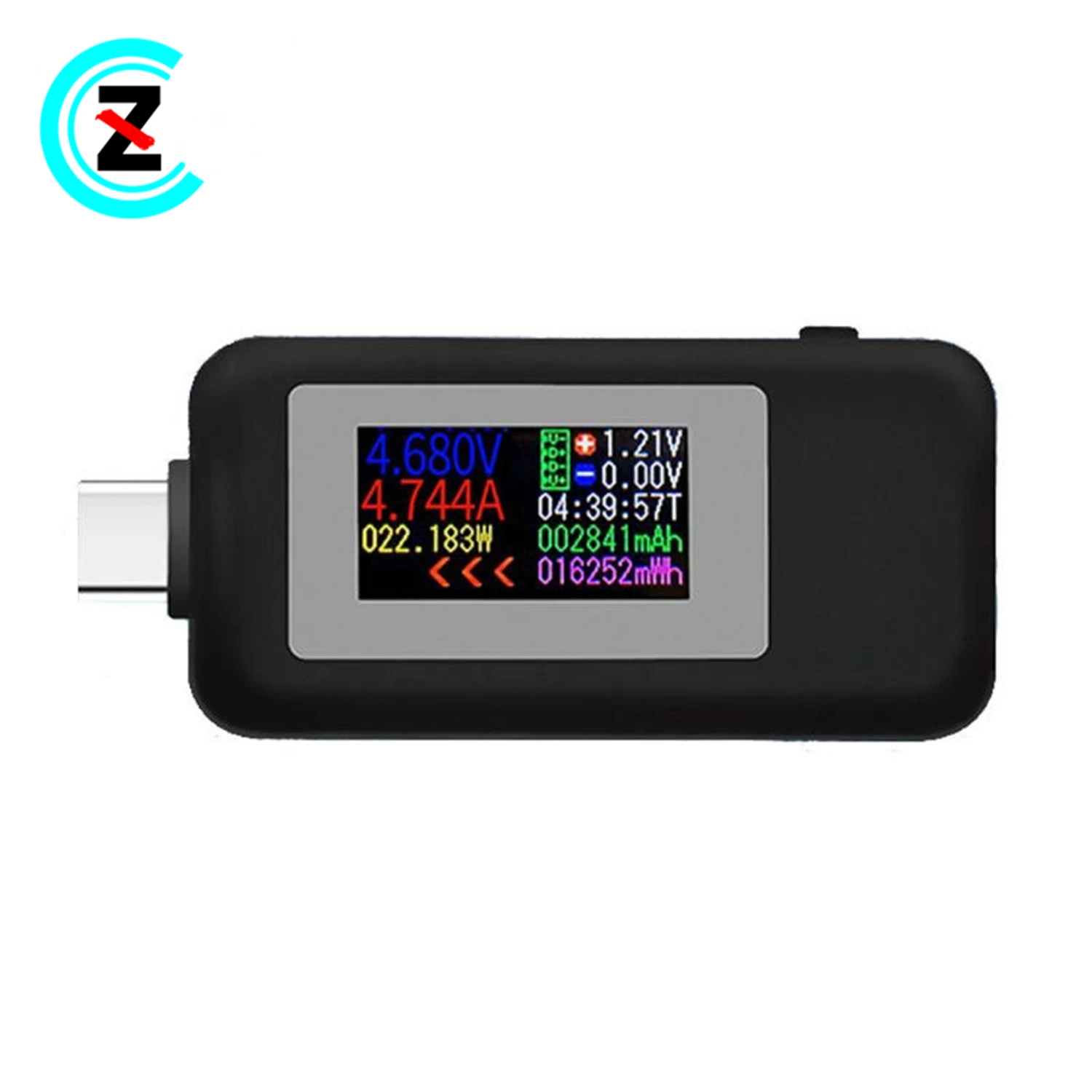 Ws-1902c Type-c bidirectional tester Color screen USB current and voltage test table