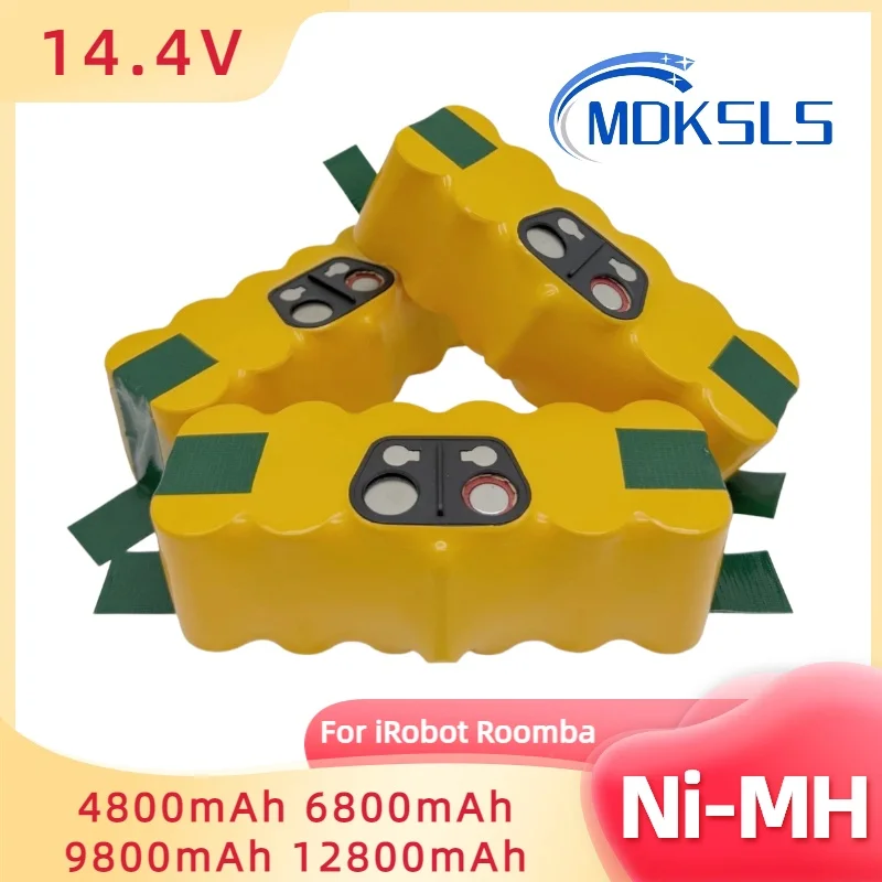 

14.4V Battery For iRobot Roomba 12800mAh Battery For iRobot Roomba 500 600 700 800 900 series 14.4 V 620 650 770 780 580 Battery