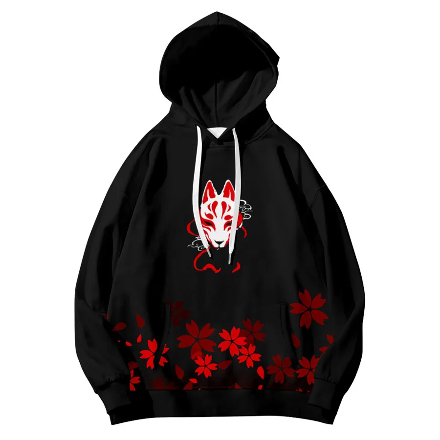 

Faramita Flower Fox 3D digital Printing Hoodie Chinese Style Hoodies Sweatshirt Streetwear Jacket Coat Brand Clothing