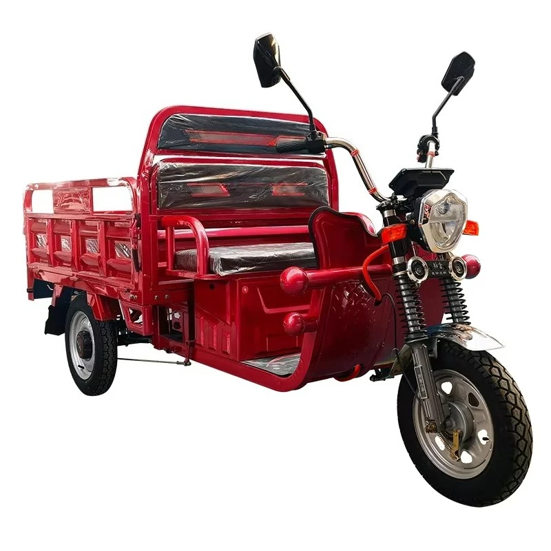 Logistics Van 800W 800kg Electric Tricycle 3-Wheel Freight Delivery Agriculture Commercial 72V 1.8m