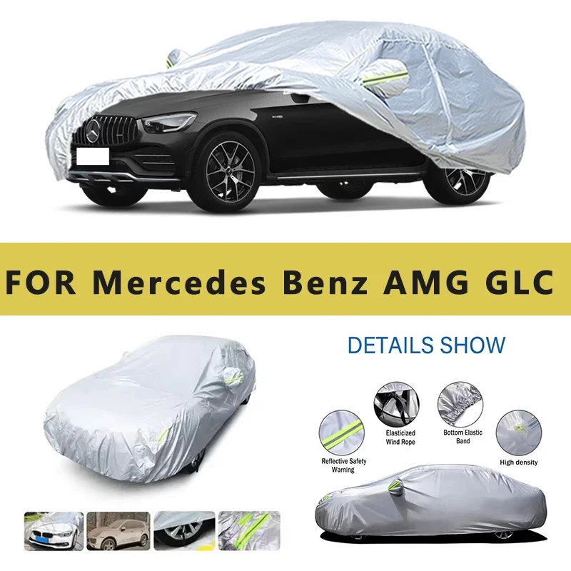 

For Mercedes Benz AMG GLC 43 4MATIC Car Cover Outdoor Protection Covers Snow Sunshade Waterproof Dustproof Car Accessories