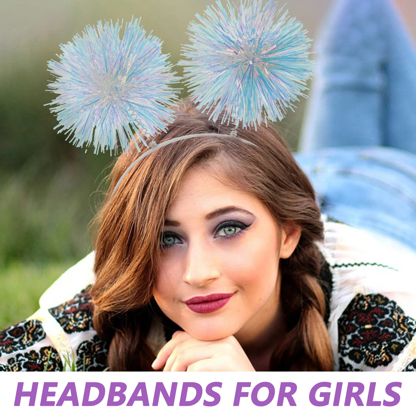 Fireworks Headband Attention-grabbing Valentines Day Accessories Valentine' Women Headbands Plastic Party