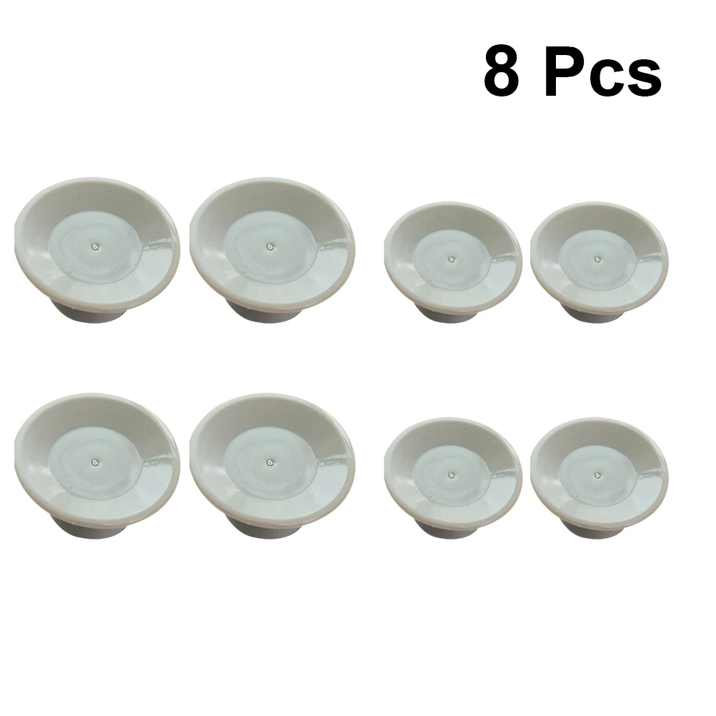 

8 pcs Heat Dissipation Silicone Pad Set Laptop Stand Cushion Elevation Riser Round Support Anti Slip Stable for Office