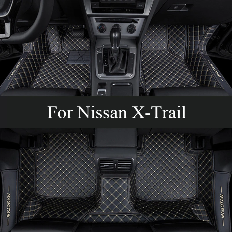 

Car Floor Mats For Nissan Rogue X-Trail X Trail T32 2014~2020 Carpets Pad Carpets Leather Rugs Mat Set Car trunk mat 2015 2016