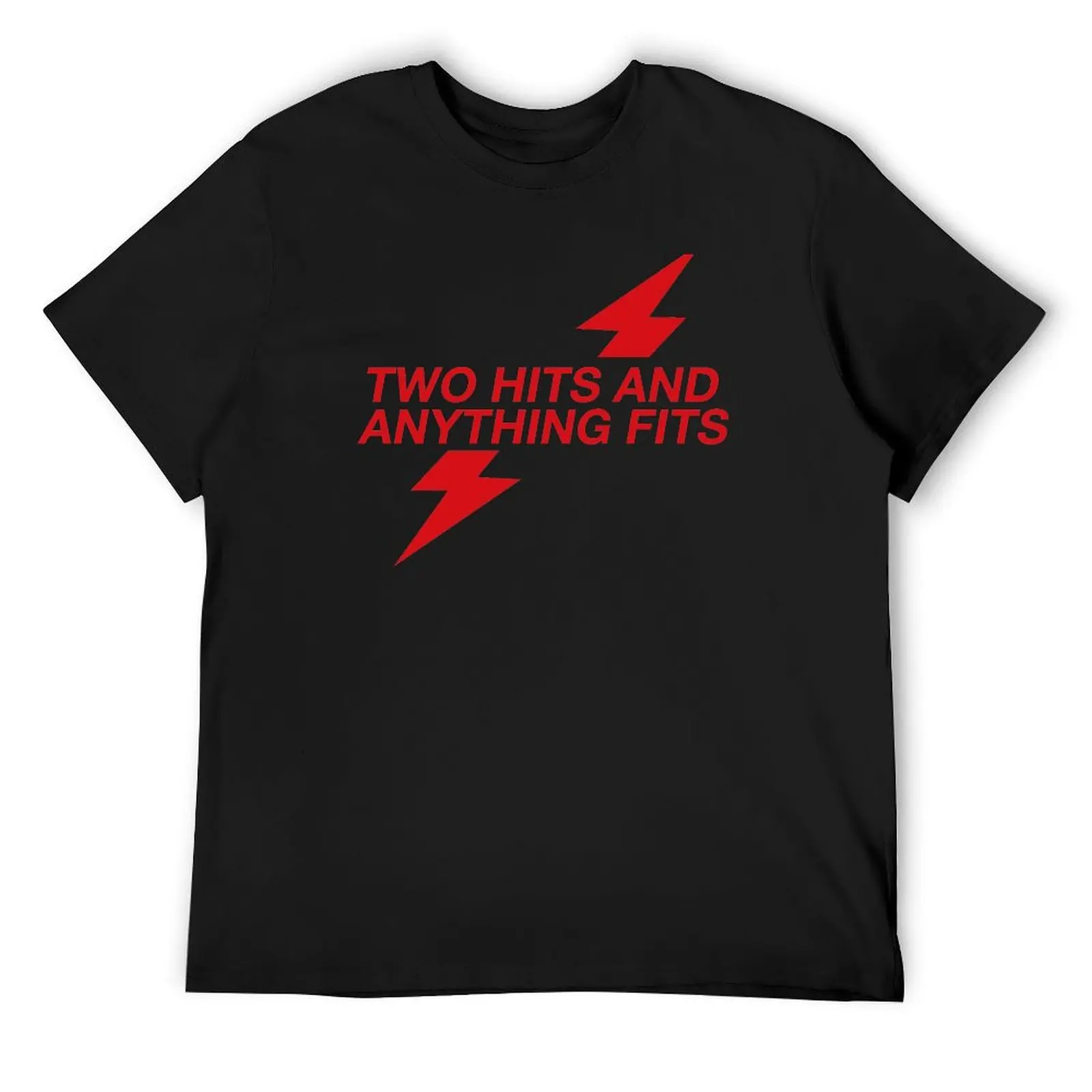 

Two Hits and Anything Fits T-Shirt rapper graphic tees korean fashion anime clothes shirts graphic tee Short sleeve tee men