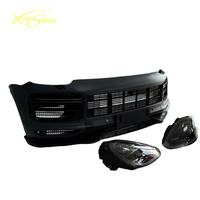 

Used for Porsche Cayenne 958.2 Model Turbo Front Bumper with Matrix Headlights Modified for New Style