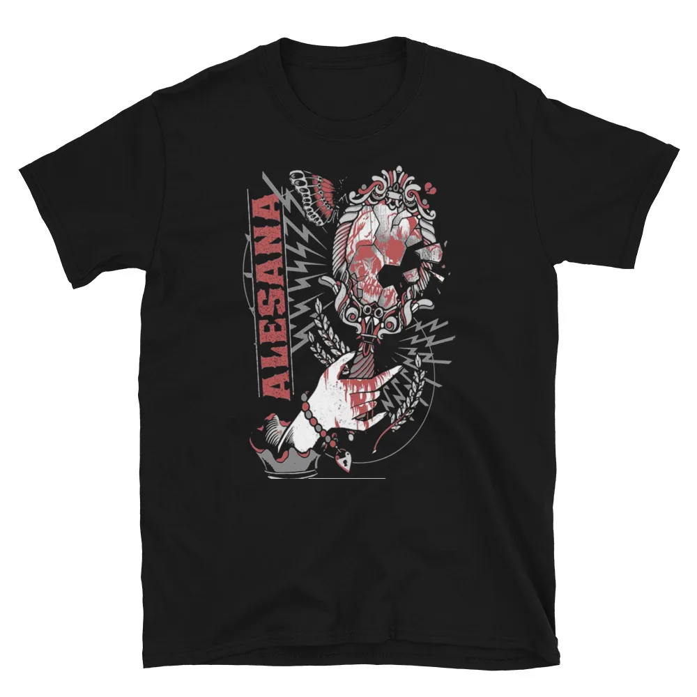 ALESANA The Emptiness Broken Mirror Emo Post Hardcore Band T-Shirt  Unisex T-shirts  brand vintage