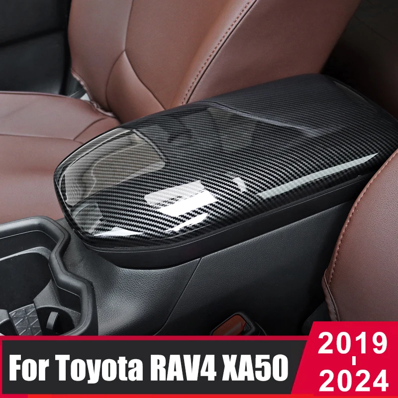 For Toyota RAV4 XA50 2019 2020 2021 2022 2023 2024 RAV 4 Hybrid Car Center Console Armrest Box Protection Cover Case Accessories