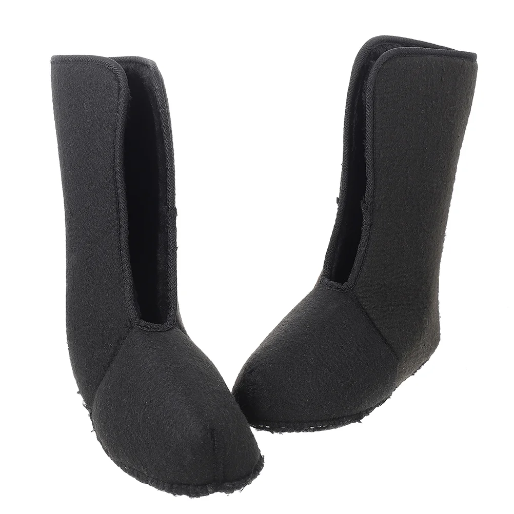 Snow Boot Lining Winter Liner Socks Fleece-lined Liners Waterproof Soft Warm Thermal Inner for Cold Weather Woollen