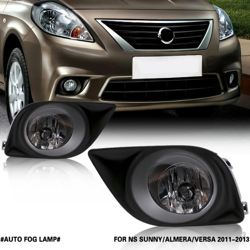 

Комплект противотуманных фар July King для Nissan Versa Almera Sunny 2011-2013, галогенная лампа 4300K + крышка + проводка + выключатель