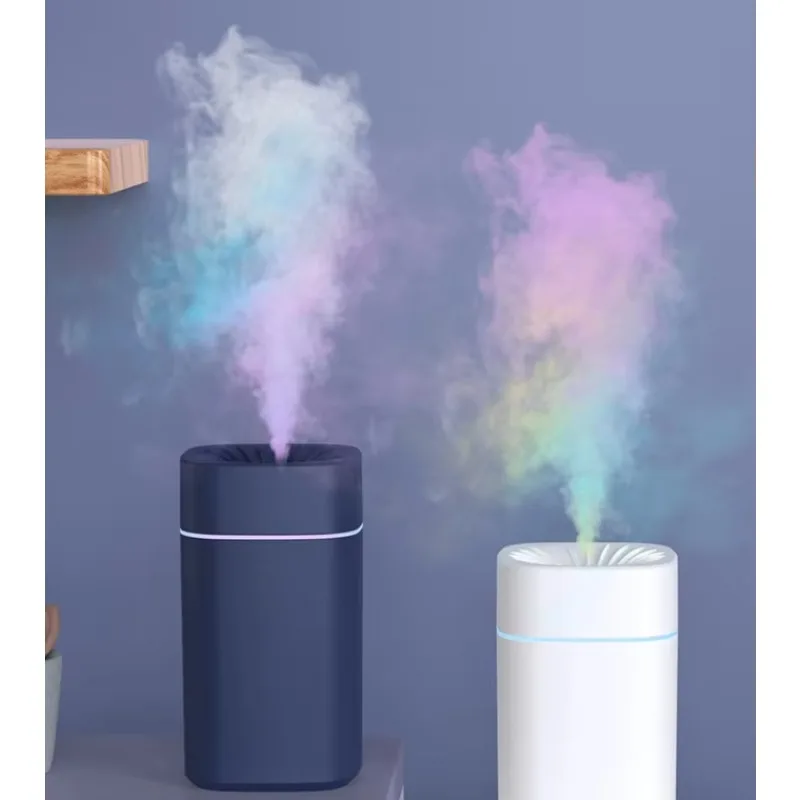 Two Gear Humidification Continuously Moisturize Mini Humidifier 380ml Automatic Colorful Warm Lighting Air Humidifier