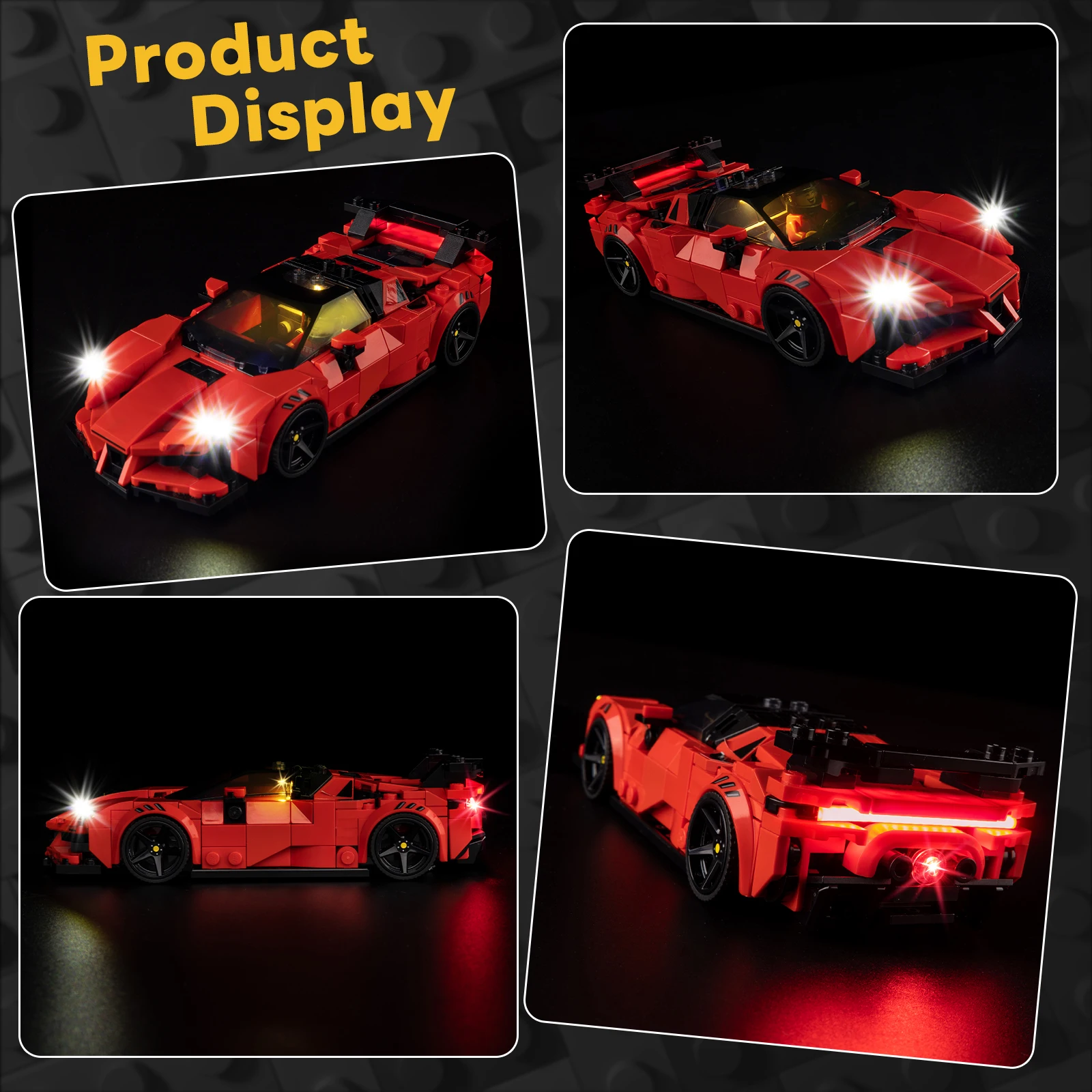 Kit de luzes LED Kyglaring, ad - Model Kit Ferrari avaliação e preço