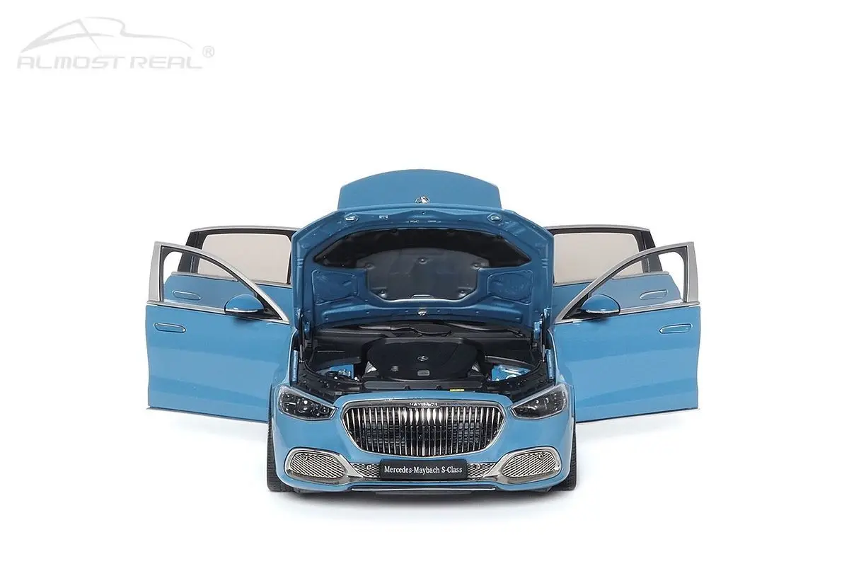 جديد تقريبا حقيقي 1/18 نموذج سيارة بنز مايباخ S الفئة S680 نموذج سيارة سبيكة محاكاة سيارة دييكاست مخصص تحصيل لعبة الهدايا #6