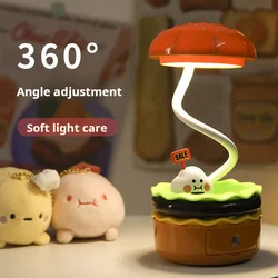 Multi-Functional Lighting Hamburg Desk Lamp Creative Special Desktop Led Rechargeable Children's Pencil Sharpener Night Light