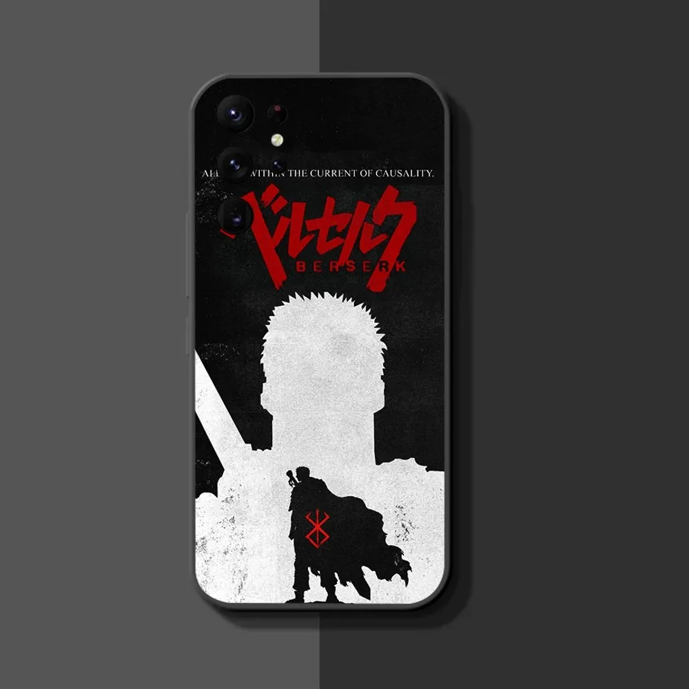 D-Berserk Sacrifice Symbol Phone Case For Samsung Galaxy A52 A12 A51 S21 Edge S22ULTRA S23 S20LITE Plus Ultra Black Cover