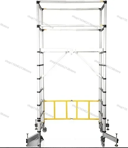 Hot 3 Telescopic Aluminum Mobile Tower Scaffold Ladder