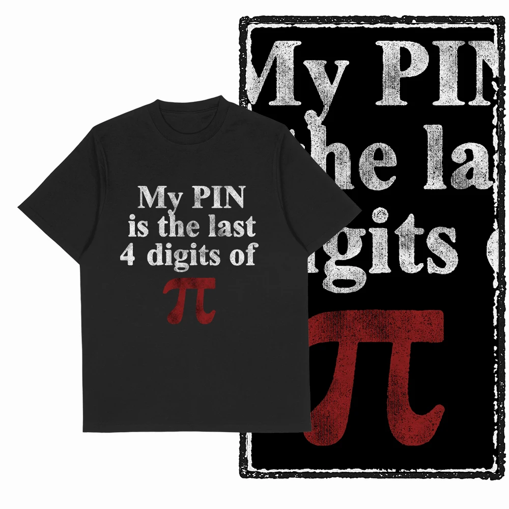 Coolmind SC 100% coton amoureux des mathématiques pai graphique t-shirt pour hommes Cool mathématiques grande taille vintage noir hommes nouveauté t-shirt