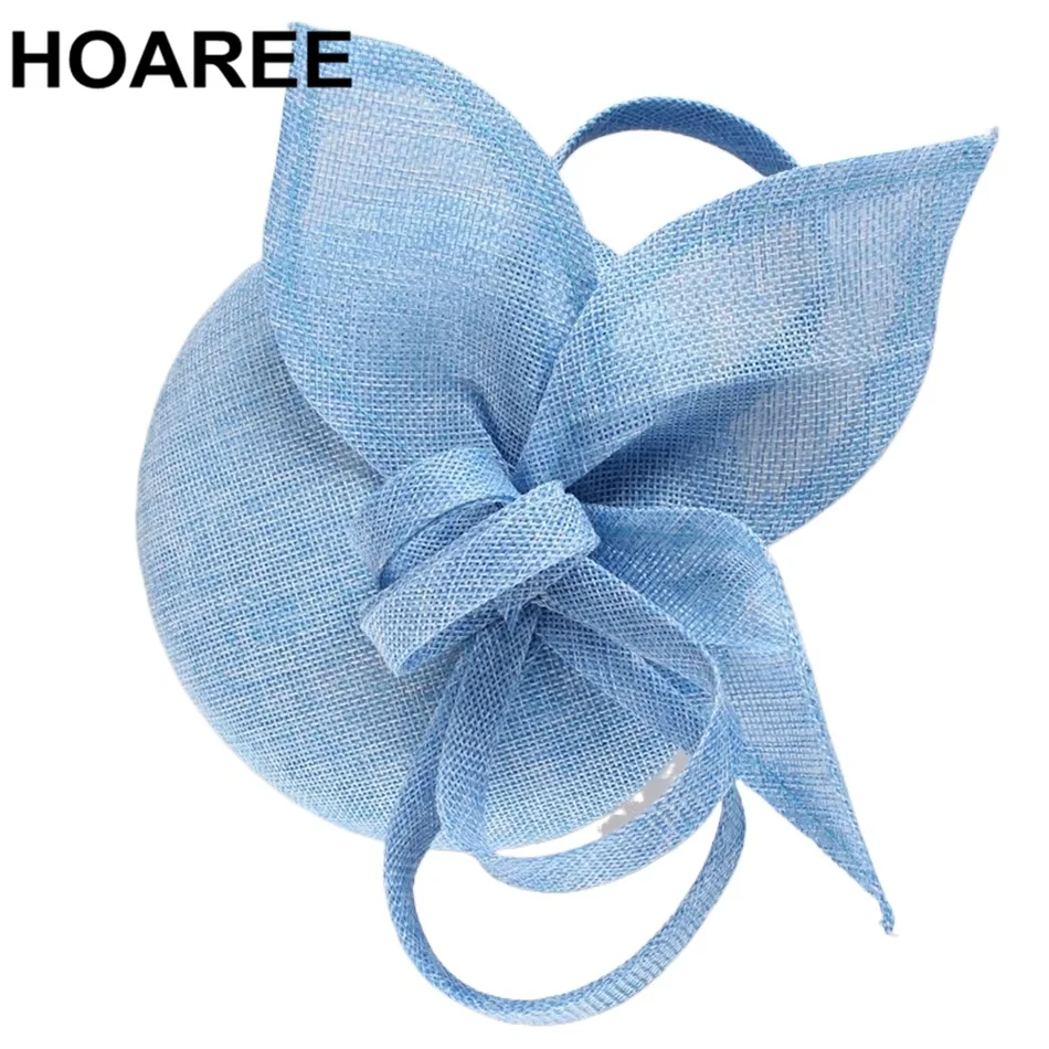 HOAREE синяя женская Федора для вечеринок