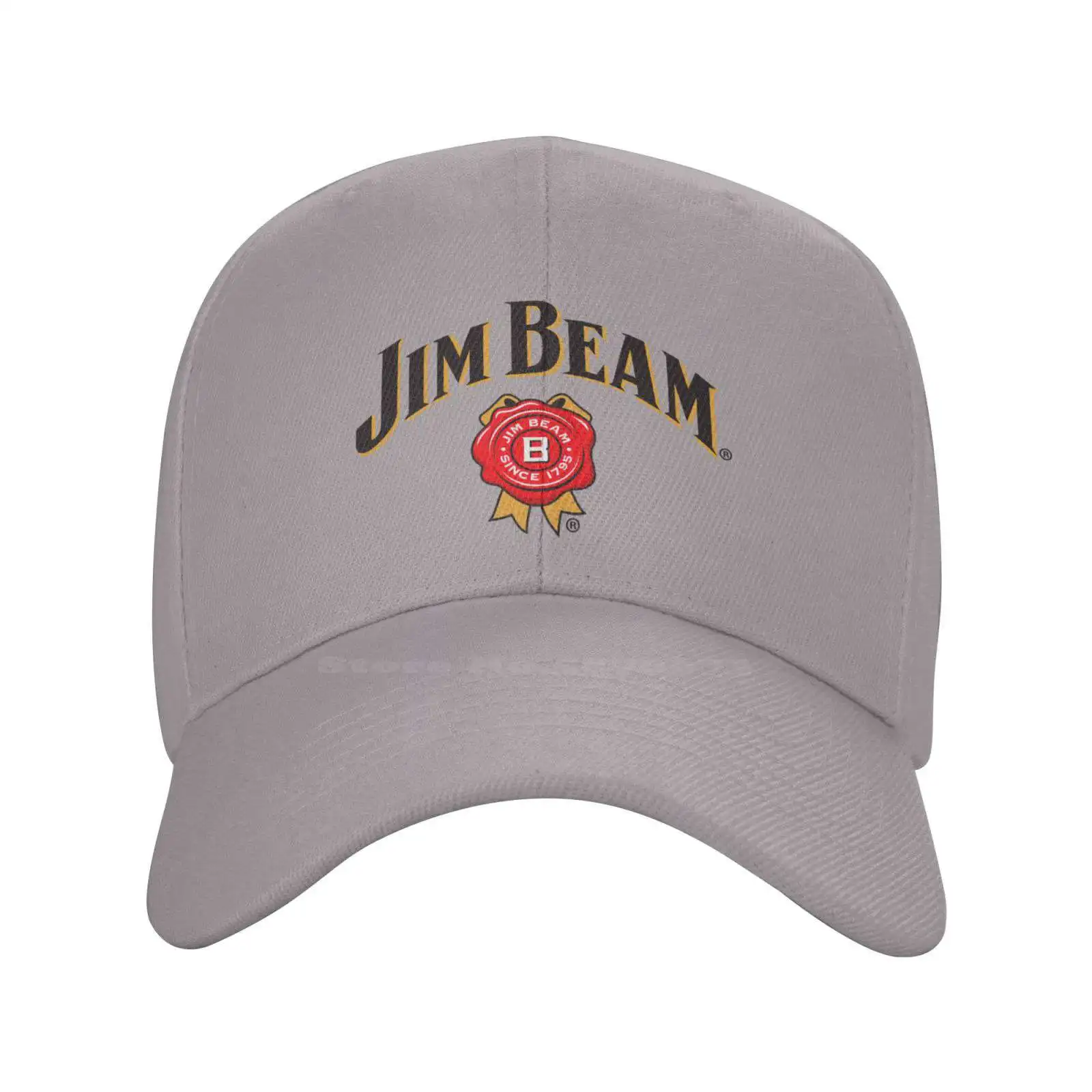 Jim Beam Logo Print Graphic Casual Denim cap Knitted hat Baseball cap