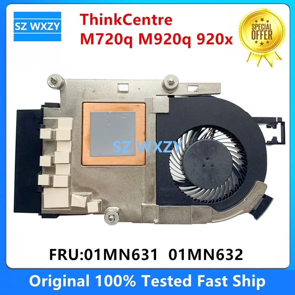 NEW Original For Lenovo Tiny5 ThinkCentre M720q M920q P330 M920x 65w Radiator Fan 01MN631 01MN632 BAZA0817R2U