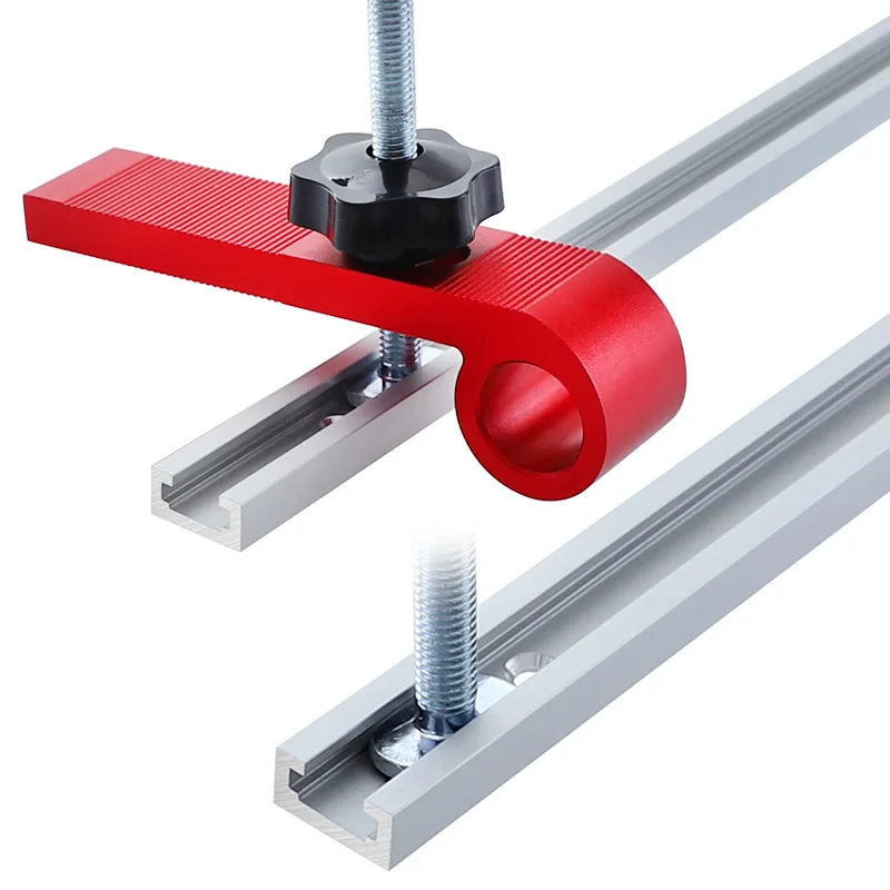 

Tool Accessories British Home Decoration Woodworking T-shaped Small Slot 300-1220 Universal Limit Rail Push Handle Rail System