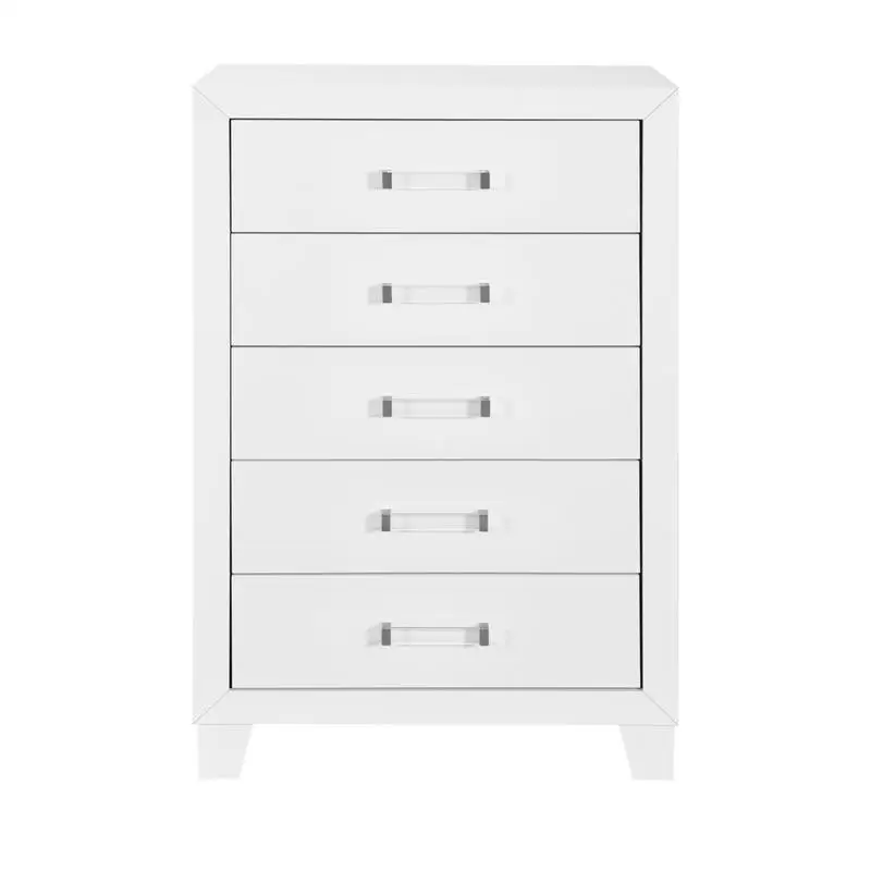 White LED Bedroom Set 4
