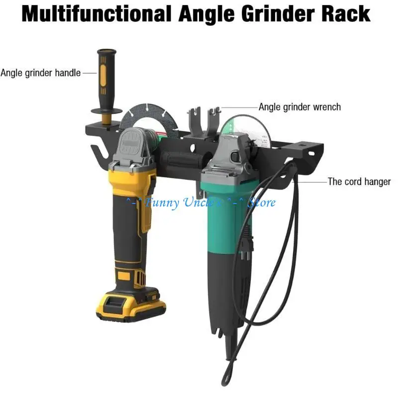 E7CD 2Pcs Grinder Holder Multipurpose Grinder Storage Hanging Stand