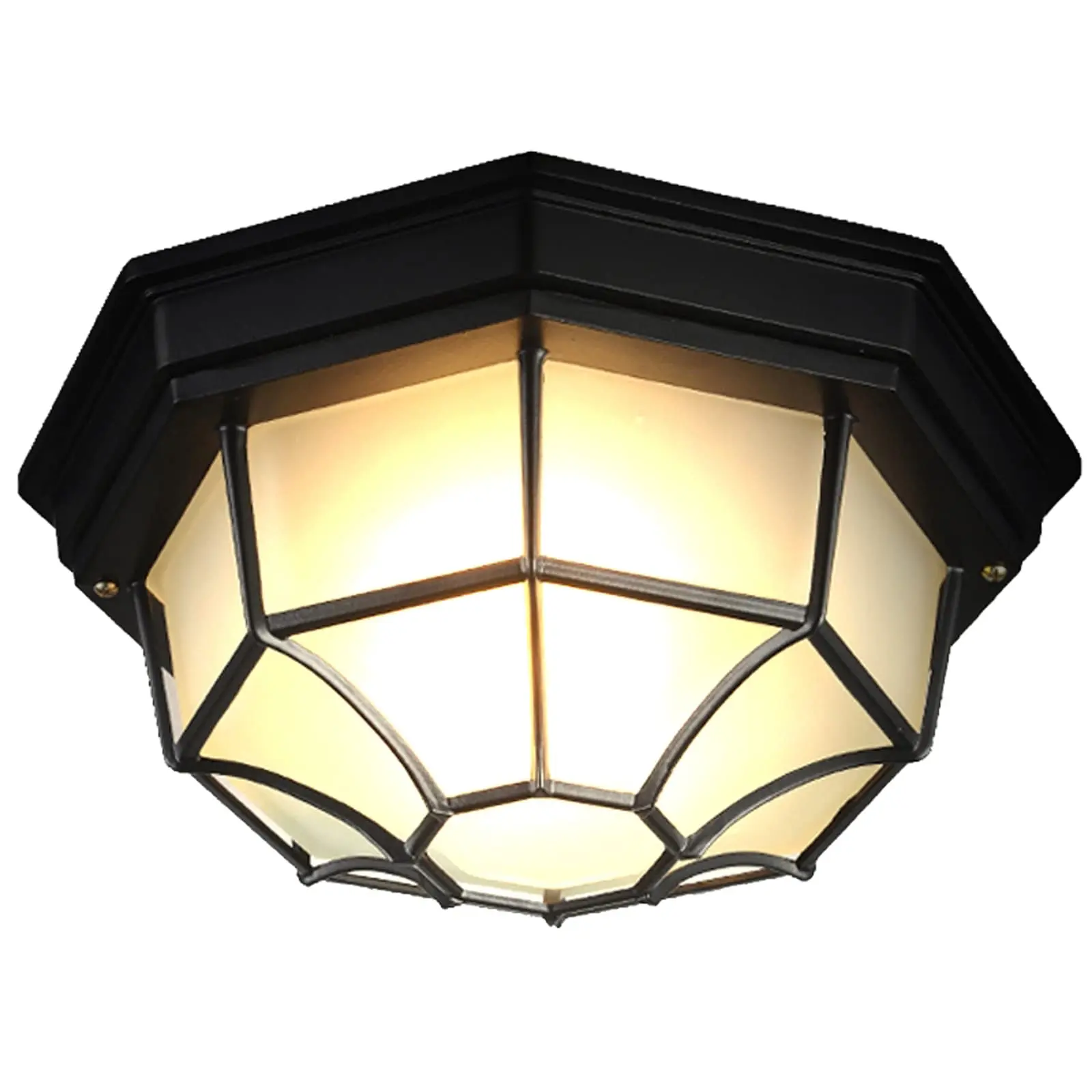 

Retro Ceiling Lamp Porch Outdoor Indoor Glass Ceiling Light for Balcony Entrance Aisle Corridor Loft Industrial Lighting Decor