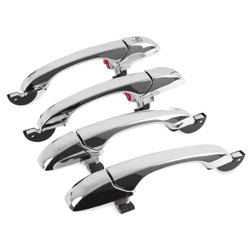 

A11M-4Pcs/Set Exterior Outside Door Handle 5065801AE 5065801AG For Chrysler 300/300C 05-10 Chrome Door Handle 4589009AH