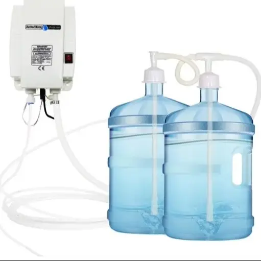 TDRRICH Single Pipe 5 Gallon Water Pump System, 25W 60psi 2.5L/min for Coffee Machine, Ice Maker, Refrigerator & Tap