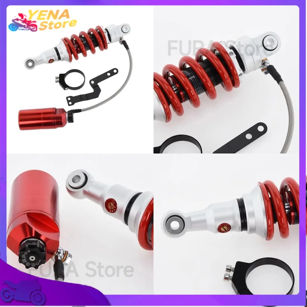 

Подходит для Honda, Yamaha, Kawasaki, Suzuki CBF190R, задний амортизатор 285 мм, регулируемый по жесткости, для мотоциклов.