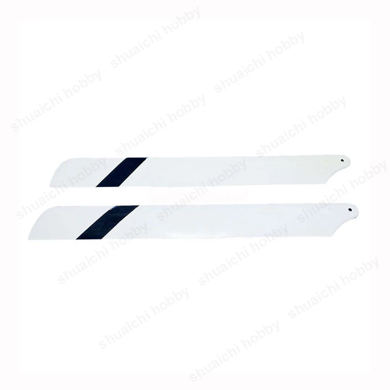 1Pair Carbon Fiber Main Rotor Wing Length 205mm Propeller Aperture 2mm Paddle Replacements for T-REX Align 250 RC Helicopter