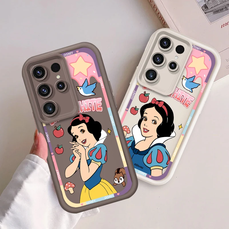 

Disney Princess Snow White For Samsung Note 20 S24 S23 S22 S21 S20 Ultra Plus FE A25 A23 A22 A15 A31 5G Eye Ladder TPU