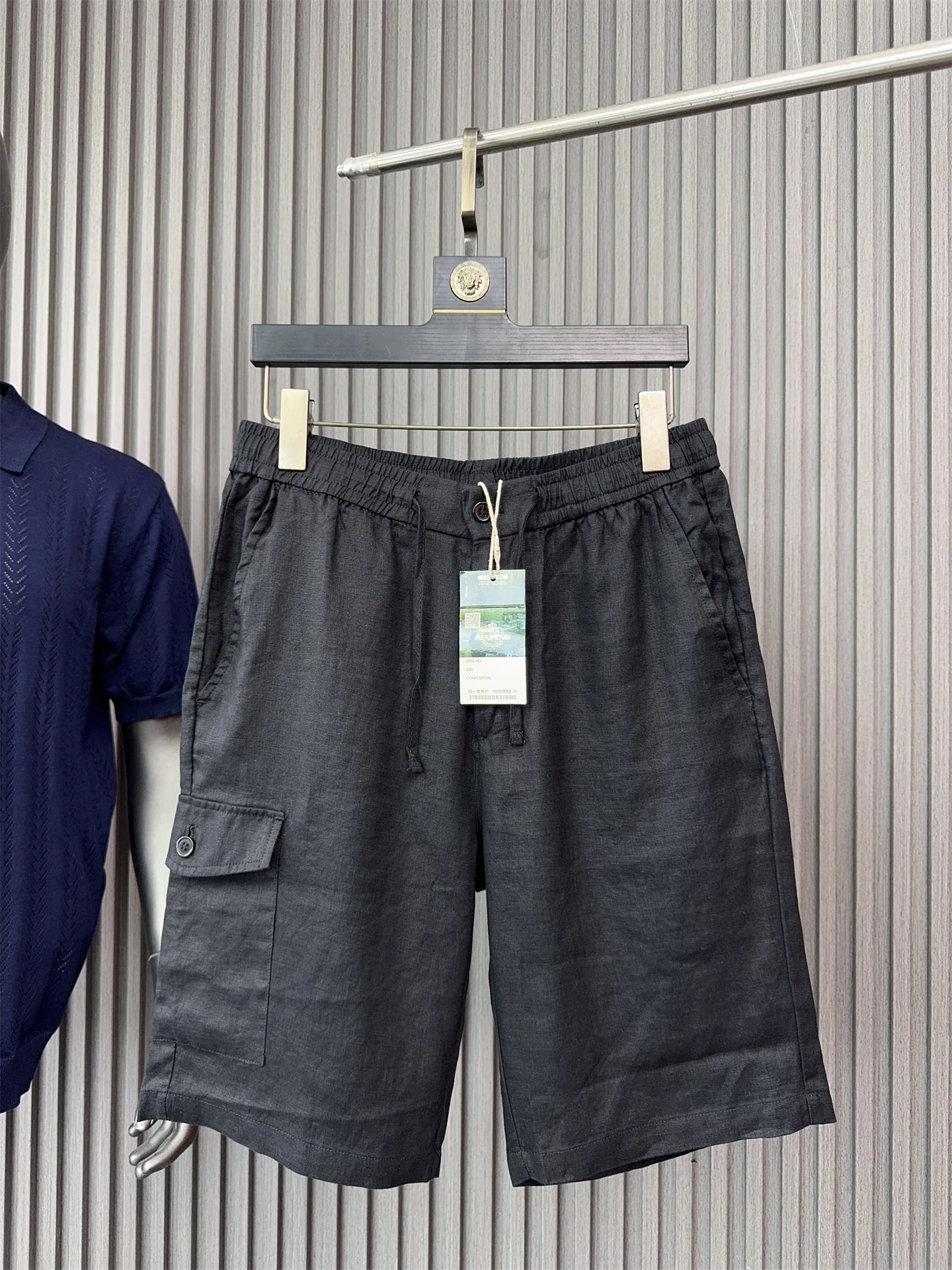 

Svip Linen orts Comfortable Lightweight Breathable Cool Feeling Straight Leg Casual Men's orts Five-Quarter Length Workwear