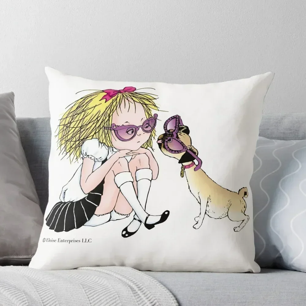 Eloise and Weenie in Sunglasses Throw Pillow Christmas Pillow Cases Decorative Cushion Plaid Sofa Pillow Decor